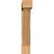 Ekena Millwork Traditional Block Smooth Bracket w/ Offset Brace, Western Red Cedar, 7 1/2"W x 42"D x 42"H BKT0806X42X42TRA05SWR - alternate 4